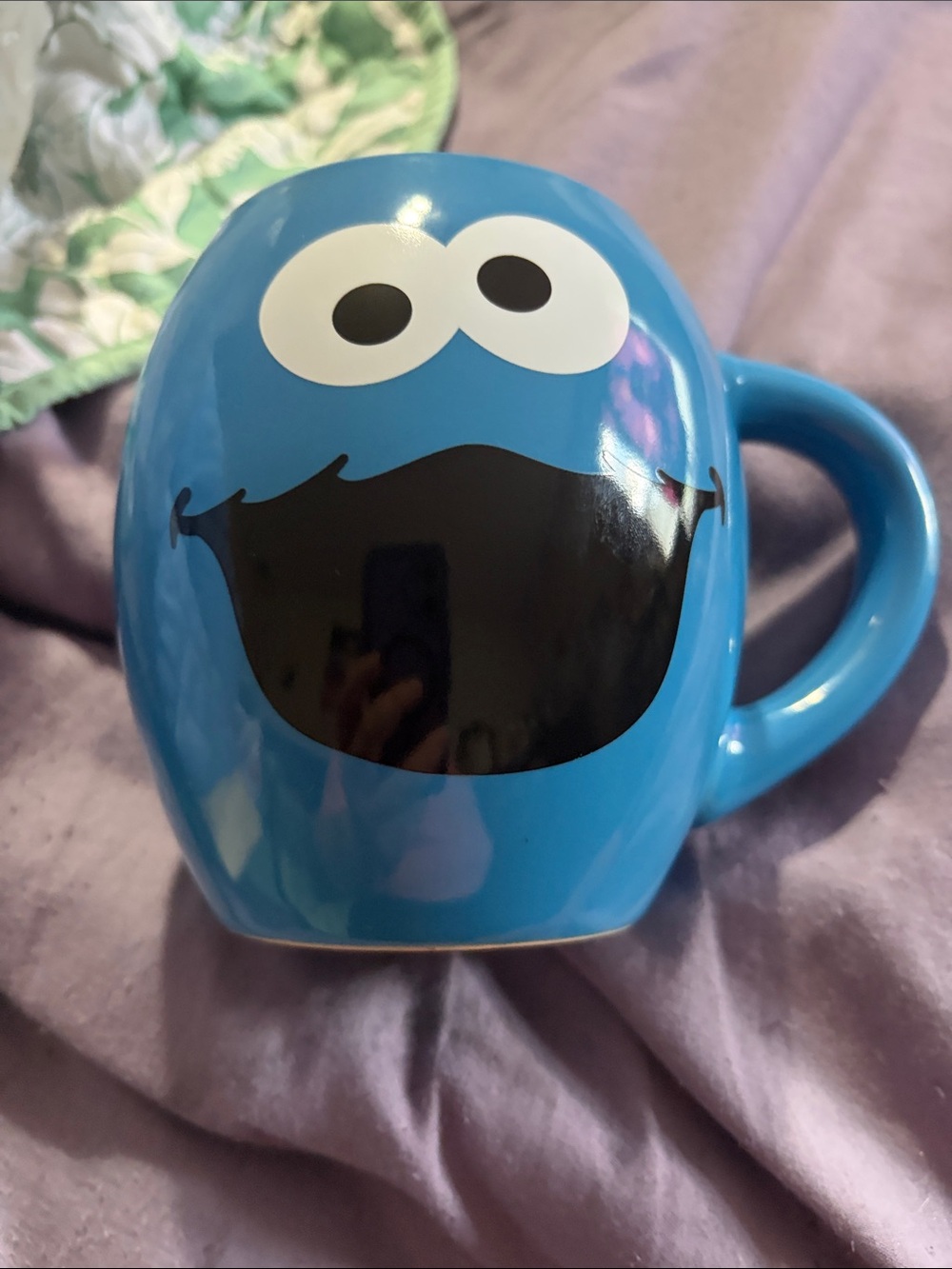 Sesame Street Cookie Monster Coffee Mug - "Nom Nom" 2023 Bioworld NEW